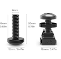 60-Pack M6 Rack Screws and Nuts Kit for Server Cabinets