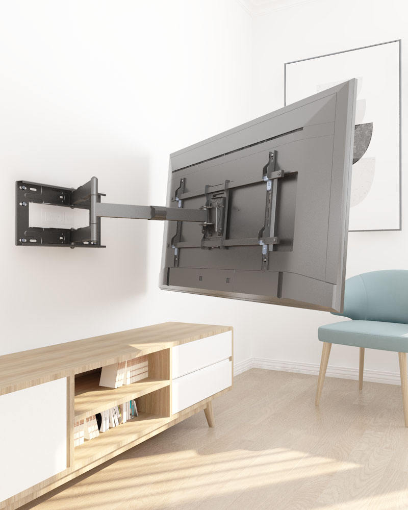 Transber Full Motion TV Bracket - Cable Management Detail