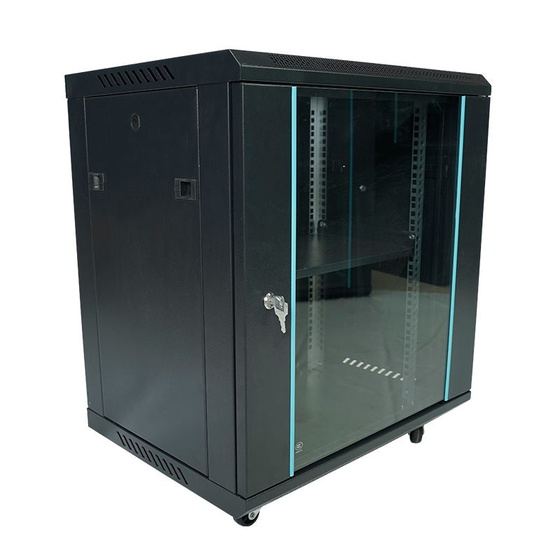 12U Server Cabinet Wall Mount - Side Profile