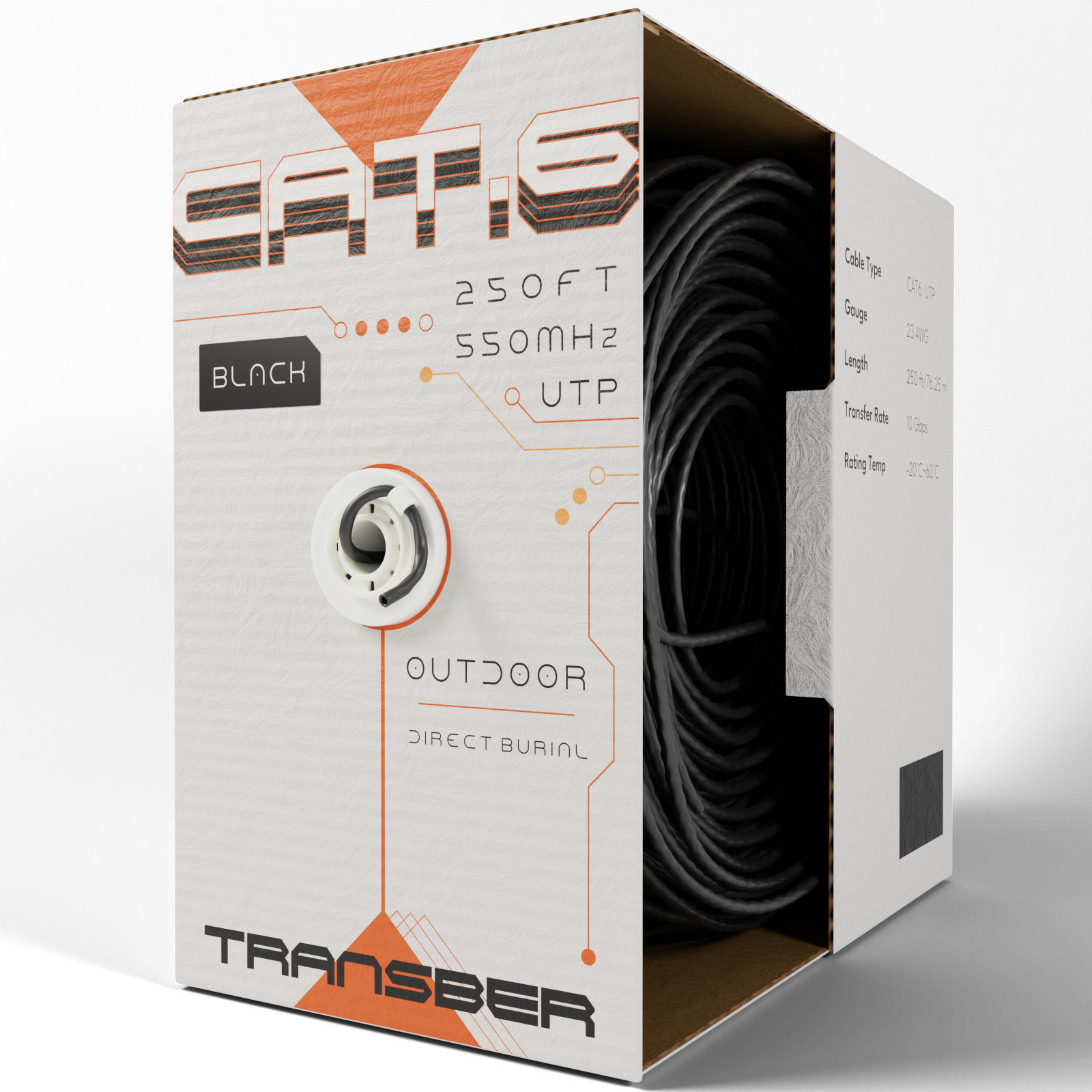 Trans Cable Cat.6 CCA Outdoor Series – Transber